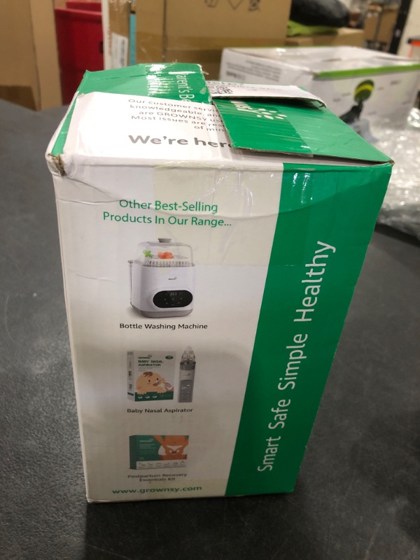Photo 1 of Bottle Warmer, GROWNSY 8-in-1 Fast Baby Milk Warmer with Timer for Breastmilk or Formula, Accurate Temperature Control, with Defrost, Sterili-zing, Keep, Heat Baby Food Jars Function