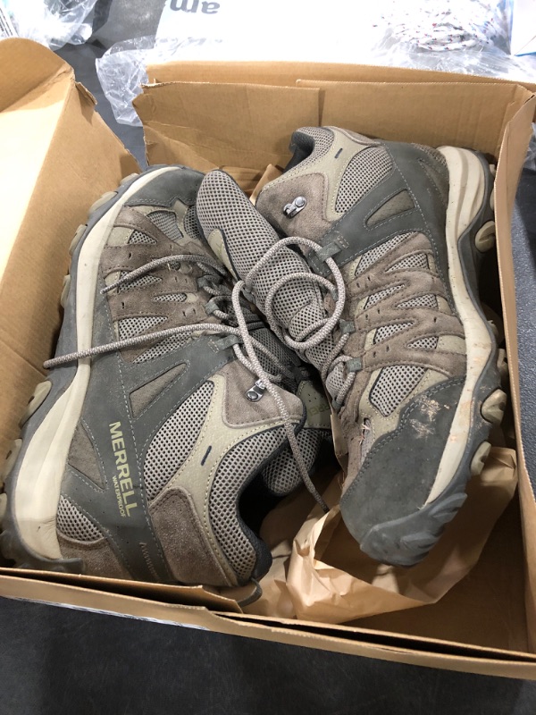 Photo 1 of Merrell Men's Accentor 3 MID WP Hiking Boot, New Boulder, 14 Wide
