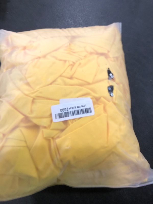 Photo 1 of 10 PCS Yellow Spandex Chair Covers Dining Room Stretch Chair Covers Protector for Living Room Banquet Wedding Party Dining Decoration (Yellow)