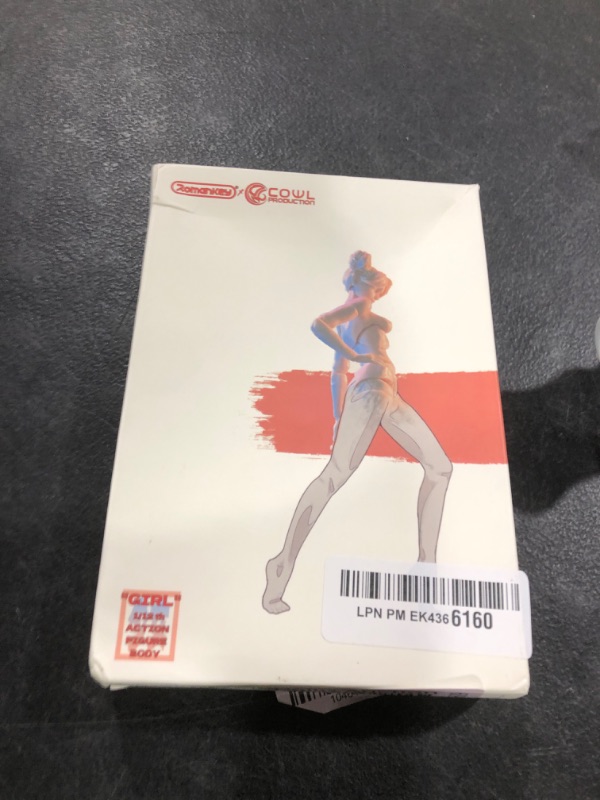 Photo 1 of 1/12 Scale Female Action Figure,6inch Super Flexible Girl Figure Body Doll with Head Sculpt&Replaceable Chest Legs Accessory Collection (Pale Skin)