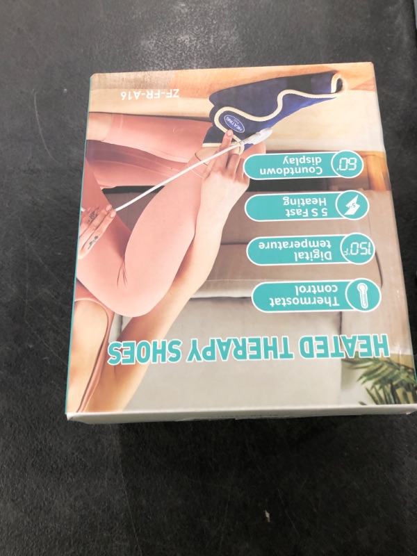 Photo 1 of CAMECO 1 Pack Heating Pad for Foot & Ankle Neuropathy Pain Relief, 86?-158? Electric Heated Foot Warmer Wrap for Arthritis, Heat Therapy for Achilles Tendinitis & Plantar Fasciitis, Auto Shut Off