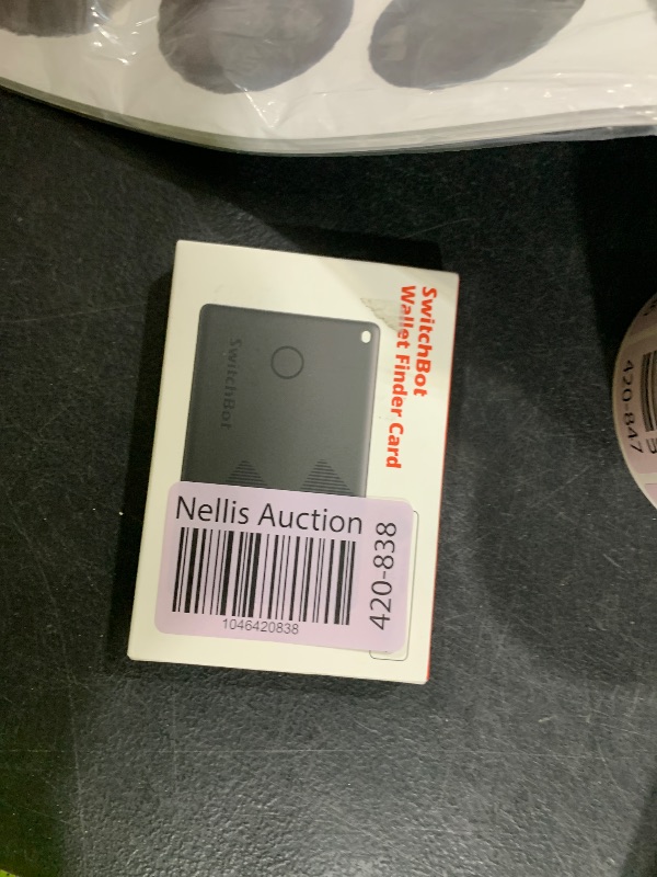 Photo 1 of SwitchBot Wallet Tracker Card, ????? ???? ????? ???? ?? (iOS Only, Not Support Android), Find My Wallet Card, Phone Finder, Key Finder, Up to 3-Year Battery Life, IP 67 Waterproof
