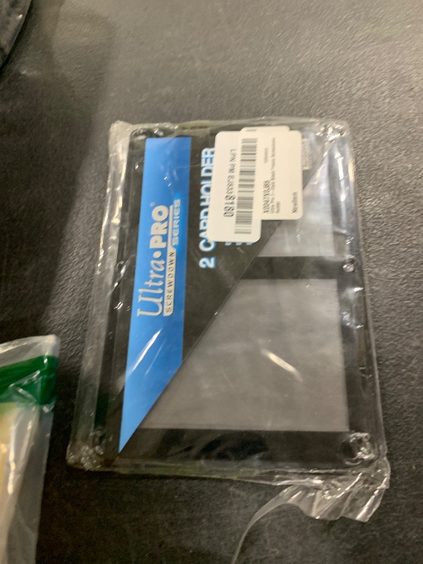 Photo 1 of Ultra Pro 2-Card Black Frame Screwdown Holder