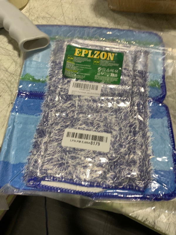 Photo 1 of EPLZON 3 Pack Washable & Reusable Microfiber Dusting Pads for Bona Family of Mops Replacement 18 Inch Used for Hard Surface Floors Cleaning