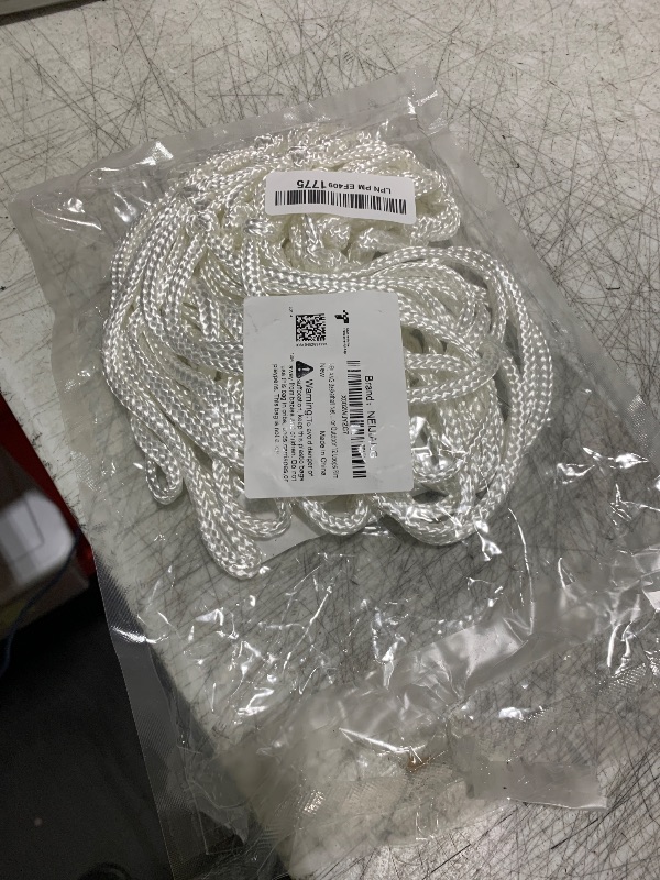 Photo 1 of NEIJIANG Basketball Net Replacement Outdoor, Upgraded Thickening Heavy Duty, All Weather Anti Whip, Fits Standard Indoor or Outdoor 12 Loops Rim