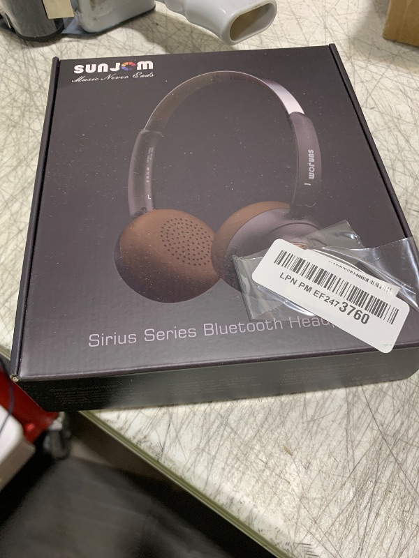 Photo 1 of Sirius Over-Ear Noise Cancelling Headphone 70H Playtime Wireless ANC/ENC Bluetooth Retro On Ear Hybrid Headphones Lightweight with Built-in Microphone for Kids Students Sports Gym-Black