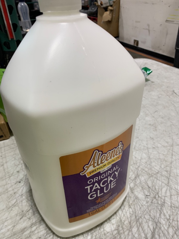 Photo 1 of Aleene's Original, 1 Gallon Tacky Glue, 128oz, Clear, 128 Fl Oz