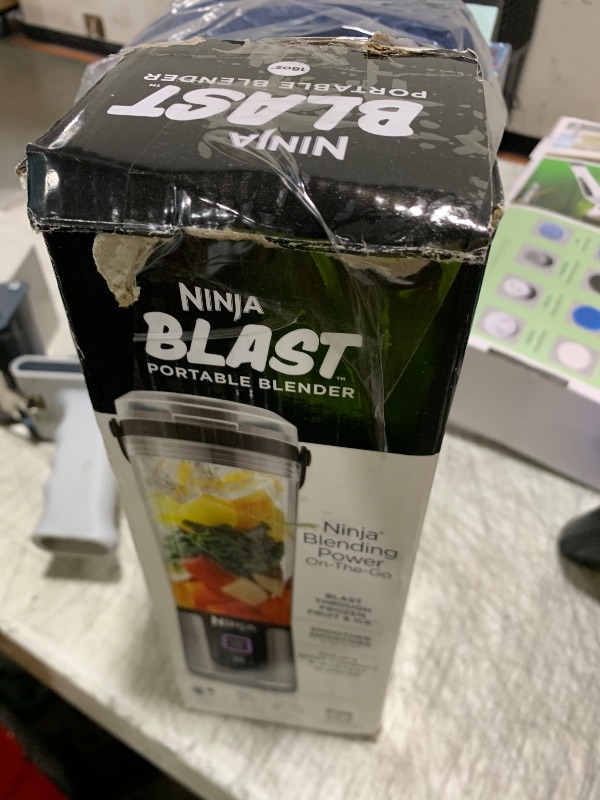 Photo 1 of Ninja BC151BK Blast Portable Blender, Cordless, 18oz. Vessel, Personal Blender-for Shakes & Smoothies, BPA Free, Leakproof-Lid & Sip Spout, USB-C Rechargeable, Dishwasher Safe Parts, Black