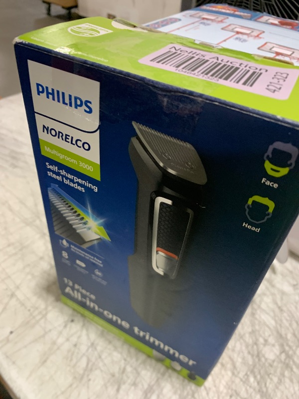 Photo 1 of Philips Norelco Multi Groomer All-in-One Trimmer Series 3000-13 Piece Mens Grooming Kit for Beard, Face, Nose, Ear Hair Trimmer and Hair Clipper - NO Blade Oil Needed, MG3740/40