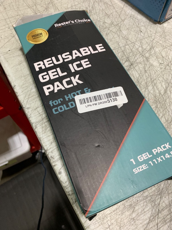 Photo 1 of Gel Soft Flexible Ice Pack for Injuries Reusable - (Large: 11"x14.5") for Hip, Shoulder, Knee, Back - Comfy Cold Pack Compress for Swelling, Bruises, Surgery