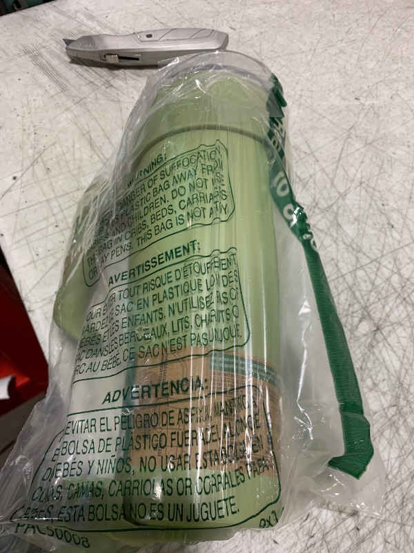Photo 1 of HYDRAFLOW Re-Steel Capri Water Bottle: 40oz Triple Wall Vacuum Insulated, Recycled Stainless Steel, Leak Proof, BPA-Free, w/Flip Straw – Perfect for Sports, Travel and Hydration - Harmony Leaf