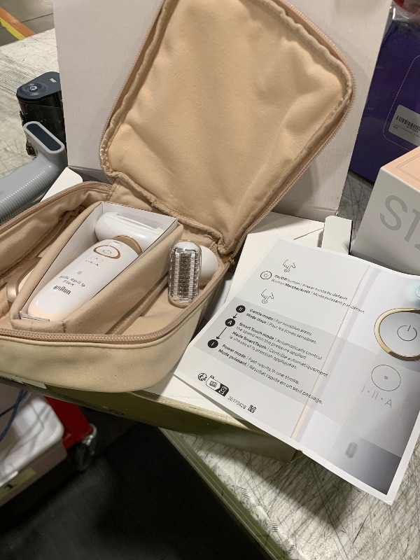 Photo 1 of Braun Epilator Silk-épil 9 Flex SkinSpa, Hair Removal Device, 360 Flex and Pivoting Head, Wet and Dry, Includes Shaver Head, Trimmer Comb, Massage Pad, Exfoliation Brush and BodyTrimmer, SES9-481 3D