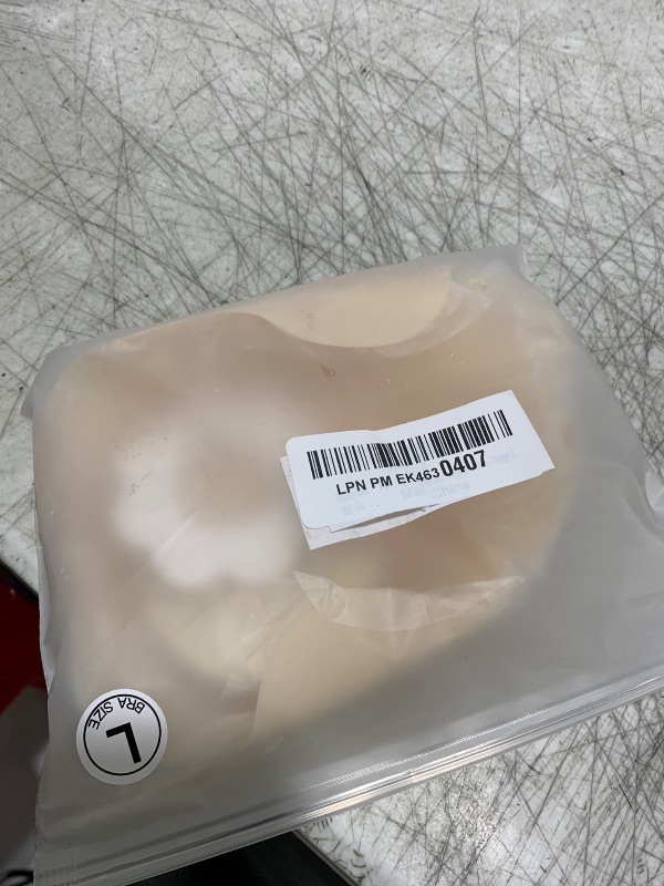 Photo 1 of Ultra Push up Sticky Bra Pads Inserts | Double Sided Adhesive Bra Inserts | Stick on Bra for Sports Bra Swimsuit (Large, Beige)
