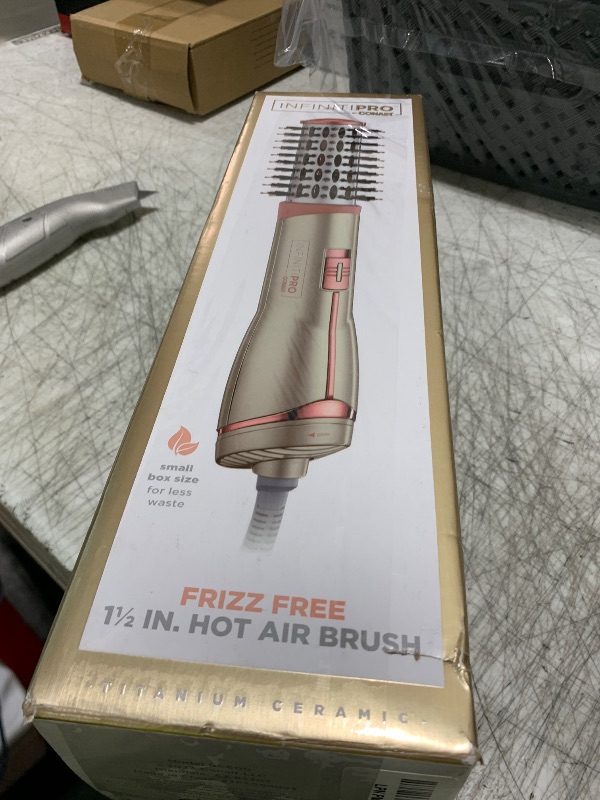 Photo 1 of CONAIR INFINITIPRO Frizz Free 1 1/2-inch Hot Air Brush, Dryer Brush
