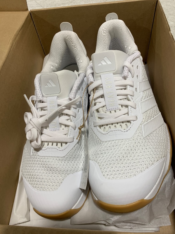 Photo 1 of adidas Women's Dropset 3 Training Sneaker, White/Crystal White/Crystal White, 8.5