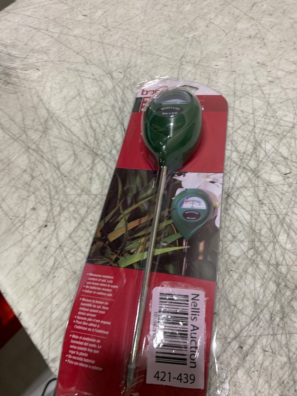 Photo 1 of XLUX Soil Moisture Meter, Plant Water Monitor, Hygrometer Sensor for Gardening, Farming, Indoor and Outdoor Plants, No Batteries Required
