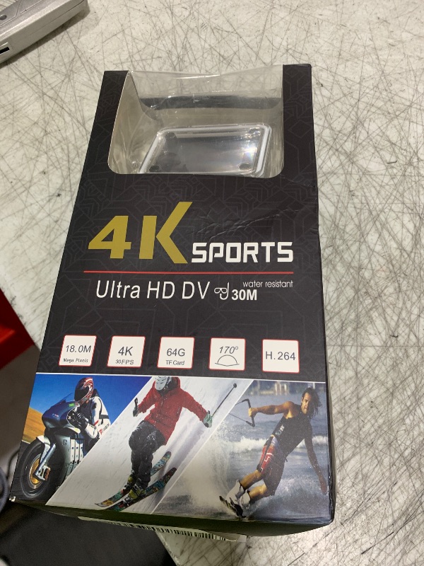 Photo 1 of Pro Xtreme 4K Action Camera - Ultra HD Waterproof Camera Video Camera with Wi-Fi, 170° Wide Angle Lens, Image Stabilization, Multiple Mounting Options - Perfect Underwater Camera Snorkeling