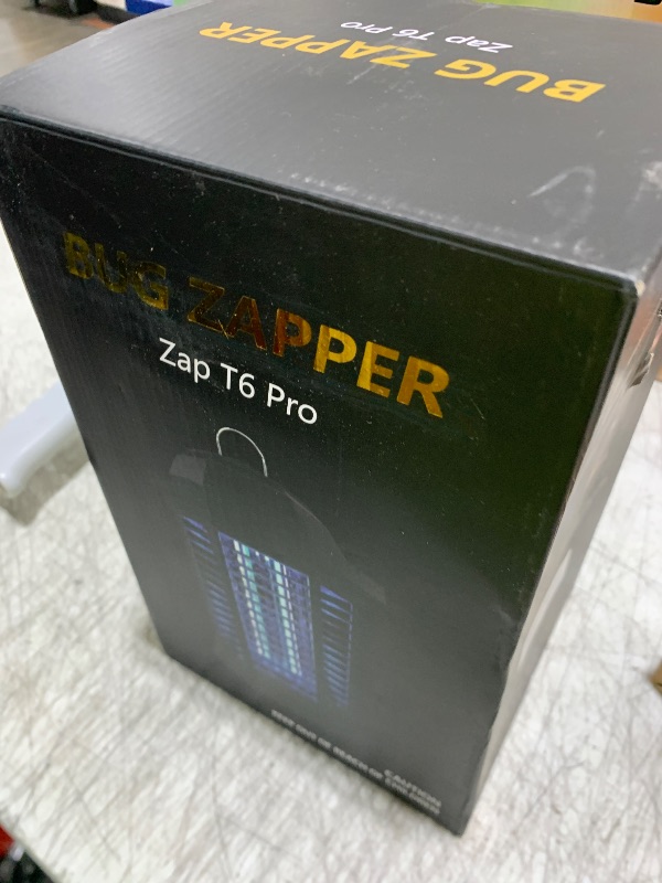 Photo 1 of GOOTOP Bug Zapper Outdoor, Mosquito Zapper, Electric Fly Zapper, Mosquito Killer, Fly Traps, 3 Prong Plug, Flying Insects Zapper Indoor Outdoor 90-130V, 4200V, ABS Plastic Outer (Black)