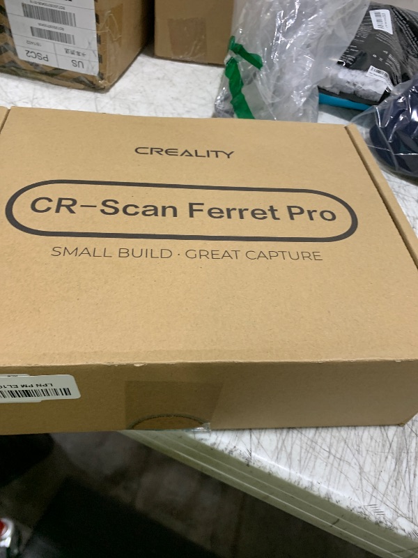Photo 1 of CREALITY CR Scan Ferret Pro 3D Scanner, 0.1mm Accuracy Fast Full Color Scanning, Enhanced Anti Shake Tracking, Equipped with Wifi6 Wireless Bridge, Power Bank, Support Windows, Mac, Android, iOS