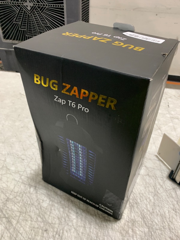 Photo 1 of GOOTOP Bug Zapper Outdoor, Mosquito Zapper, Electric Fly Zapper, Mosquito Killer, Fly Traps, 3 Prong Plug, Flying Insects Zapper Indoor Outdoor 90-130V, 4200V, ABS Plastic Outer (Black)