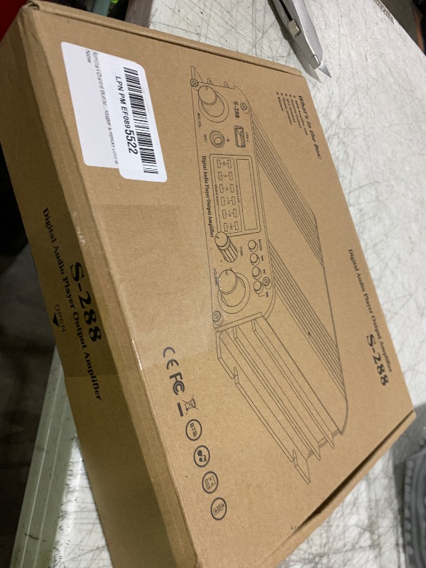 Photo 1 of Romicta 4 Channel Bluetooth 5.0 Stereo Amplifier, 50Wx4 HiFi Power Amp, 1200W Max, USB/SD/FM, Class D Home Audio Receiver for Home Theater & Karaoke, Includes Remote & Power Adapter