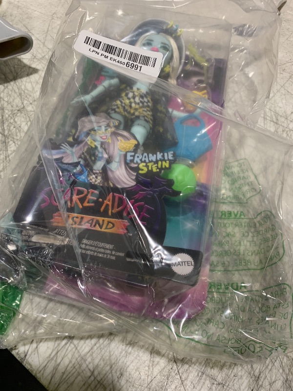 Photo 1 of Monster High Scare-adise Island Frankie Stein Doll with Swimsuit, Coverup & Beach Accessories Like Hat, Volleyball & Tote