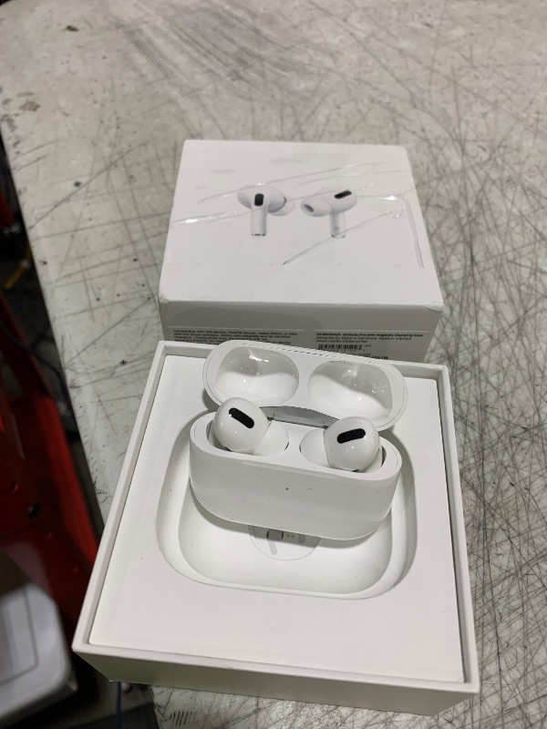 Photo 1 of Apple AirPods Pro (1st Generation) with MagSafe Charging Case