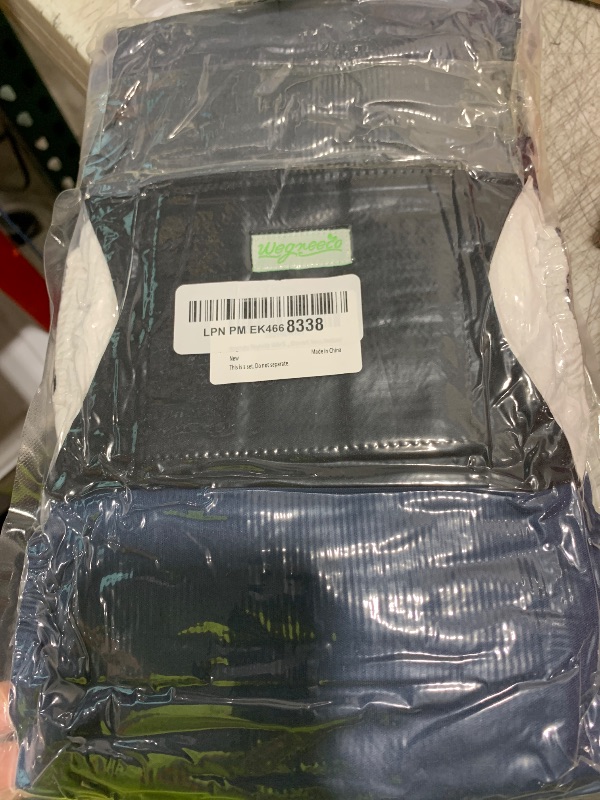 Photo 1 of wegreeco Washable Dog Diapers - Washable Male Dog Belly Wrap - Pack of 3 - (Black, Charcoal, Navy, Medium)
