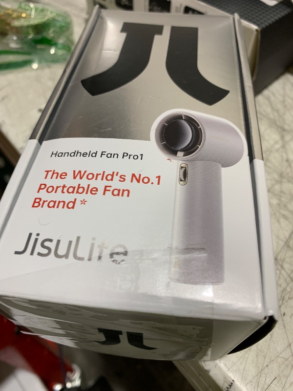 Photo 1 of JISULIFE Portable Handheld Fan,Speed(1-100) Adjustable Turbo Mini and 3600mAh Battery Rechargeable Personal Fan,Digital Display,Gifts for Women Men Travel/Camping/Outdoor-Blue