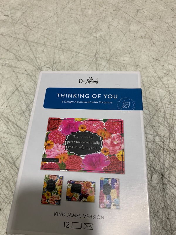 Photo 1 of DaySpring Thinking of You - Inspirational Boxed Cards - Wild Flowers - 60936,Multi