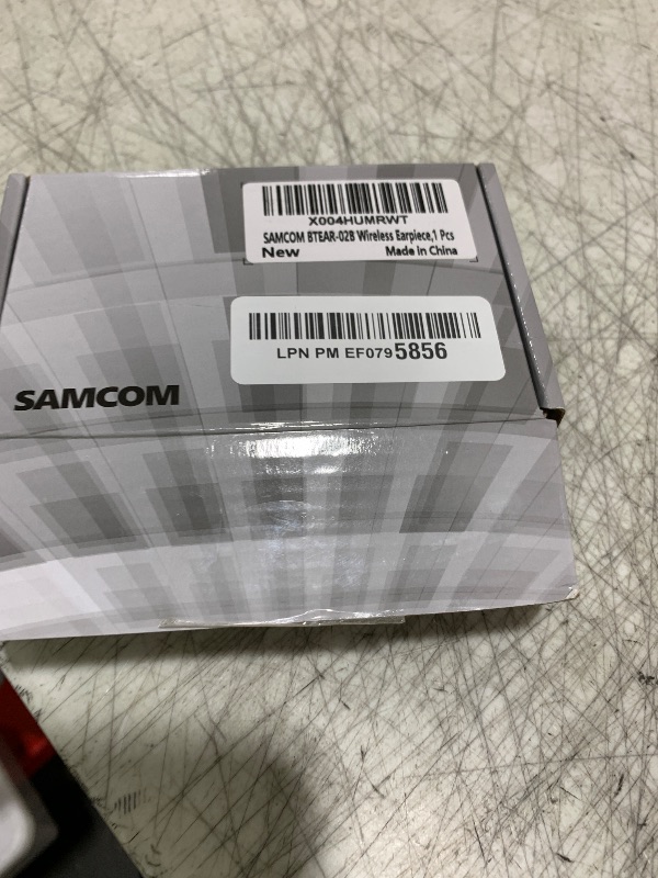 Photo 1 of SAMCOM BTEAR02B Wireless Radio Earpiece with 2 Pin Standard K Head Dongle, 2025 Upgrade Wireless Headset with Mic for FPCN10A/FPCN30A Hands-Free Walkie Talkie (Radios Not Included)