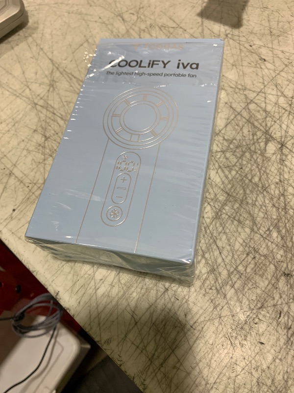 Photo 1 of TORRAS COOLiFY iva Handheld Fan with Ice Cooler, 0-100 Adjustable Speed, Super Mini Powerful Portable Fan 5000mAh Rechargeable, Hand Fans for Travel Essentials, Outdoor, Gifts for Dad Women, Charcoal