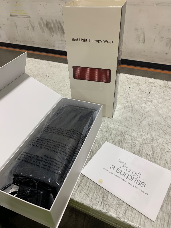 Photo 1 of Red Light Therapy for Body, 31.5" x 11.8" Infrared Light Therapy Belt Wrap with Timer for Back Shoulder Waist Knee Pain Relief, 660nm & 850nm Home Red Light Therapy Pad, Improve Inflammation