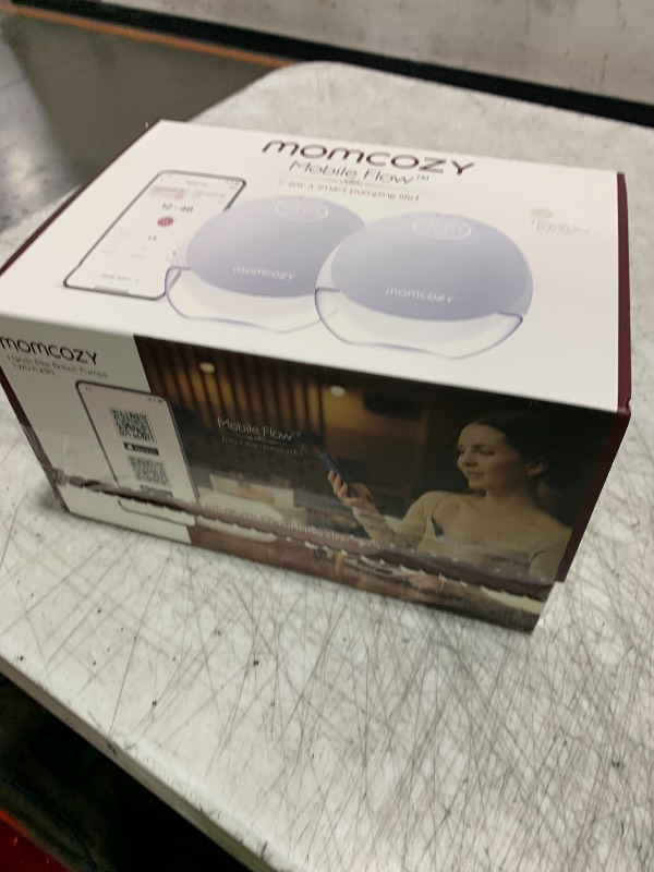 Photo 1 of Momcozy Breast Pump Hands Free Upgraded Mobile Flow | M9, App Discreet Control with Personalized Multi-Modes & 15 Levels, Wearable Breast Pump 24mm, 2 Pack Gray