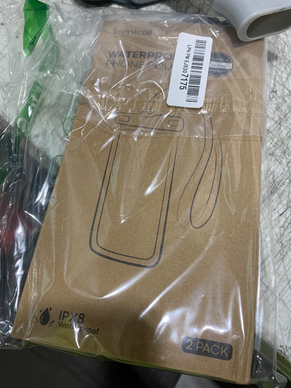 Photo 1 of Lamicall Waterproof Phone Pouch Case - [2 Pack][Easy Lock & Heavy Duty] IPX8 Water Proof Cell Phone Dry Bag for Beach, Protector for iPhone 16 15 14 13 12 11 Pro Max Plus XS XR, Galaxy S24 S23, 4-7"