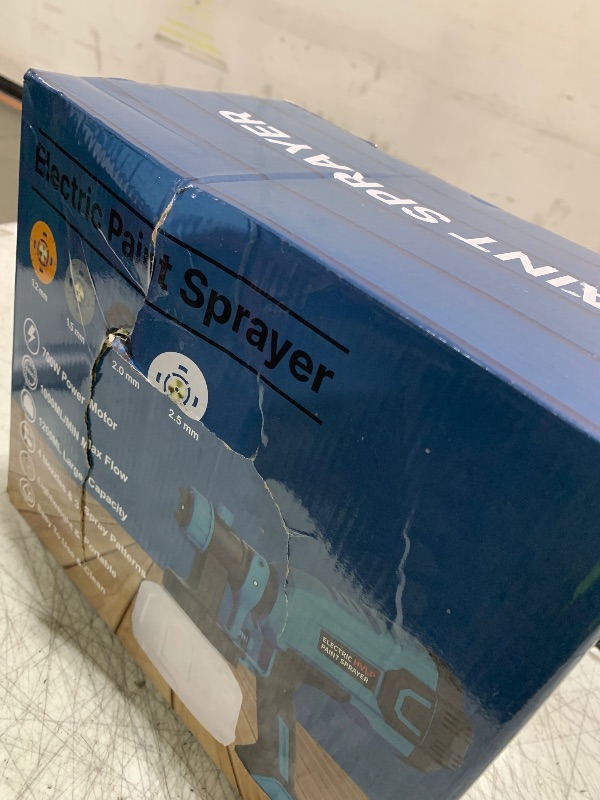 Photo 1 of Paint Sprayer, 700W HVLP High Power Electric Spray Paint Gun with Adjustable Spray Width Knob, 40 Fl Oz Container, 4 Nozzles & 3 Patterns, Easy to Clean, for Furniture, House, Fence, Walls, Etc.