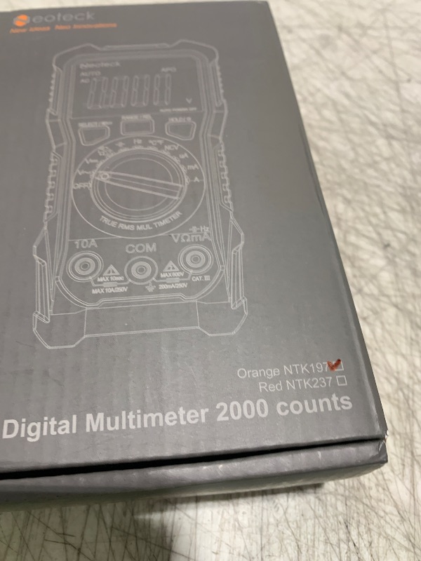 Photo 1 of Neoteck 2000 Counts Digital Multimeter Voltmeter Tester with NCV, LCD for AC/DC Voltage&Current, Resistance, Capacitance, Live Wire, Frequency, Temperature, Duty Cycle, Continuity, Diode Measuring