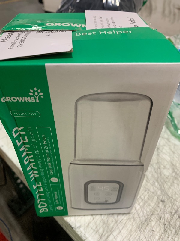 Photo 1 of Bottle Warmer, GROWNSY 8-in-1 Fast Baby Milk Warmer with Timer for Breastmilk or Formula, Accurate Temperature Control, with Defrost, Sterili-zing, Keep, Heat Baby Food Jars Function