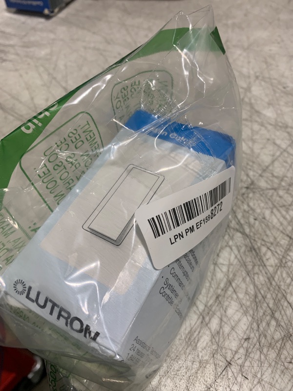 Photo 1 of Lutron Claro On/Off Switch, 15-Amp, Single-Pole, SC-1PS-SW, Snow