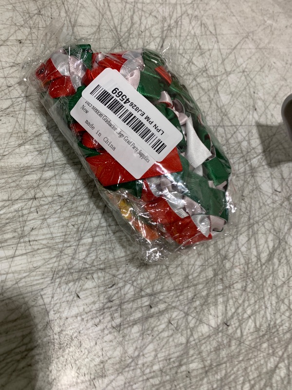 Photo 1 of 2025 Mexican Graduation Leis with Glitter Pins 2025 Grad Decorations Handmade Double Braided Satin Lei for Class of 2025 Graduate Her Him High School College Grad Party Supplies