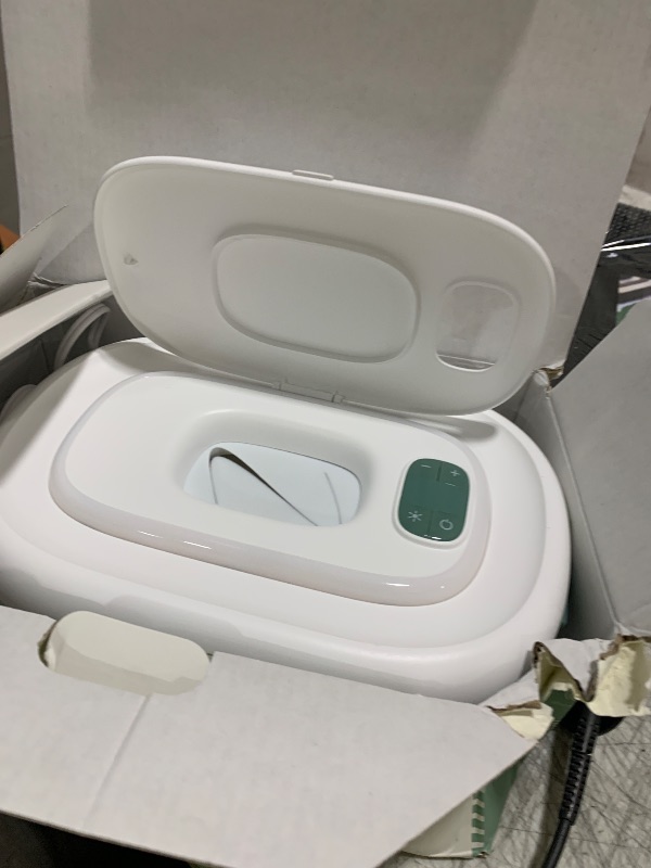 Photo 1 of Momcozy Baby Wipe Warmer, Innovative Spring Design, Large Capacity Wipes Dispenser, Fast and Even Heating, 4 Modes of Temperature Heating Control, Diaper Wipe Warmer with Night Light