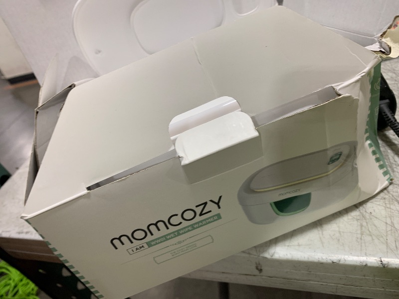 Photo 1 of Momcozy Baby Wipe Warmer, Innovative Spring Design, Large Capacity Wipes Dispenser, Fast and Even Heating, 4 Modes of Temperature Heating Control, Diaper Wipe Warmer with Night Light
