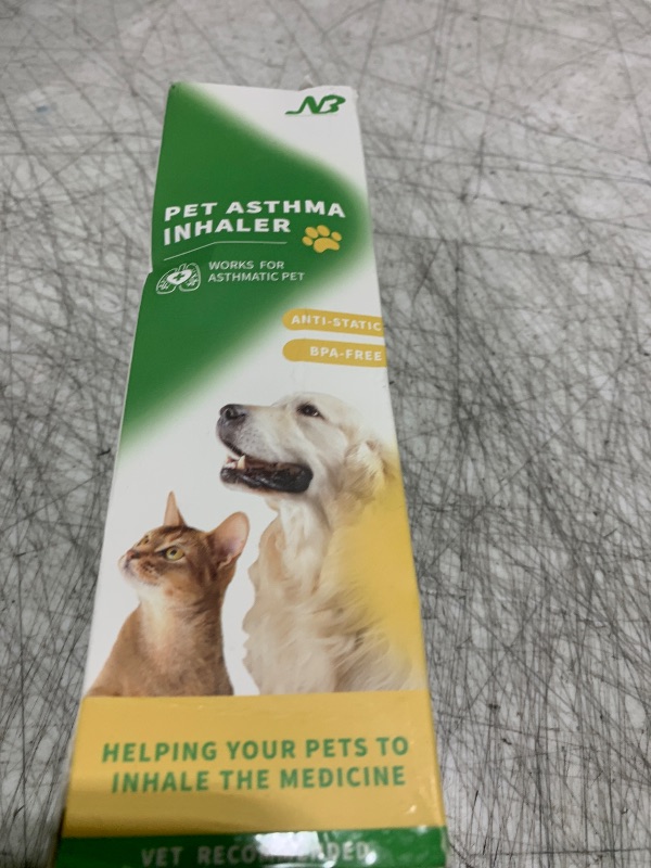 Photo 1 of Neobay Cat Inhaler Spacer with Unique Panic Soother & Sensitive Breath Indicator – Designed for Cats with Asthma & Respiratory Issues, Includes 2 Cat Inhaler Masks