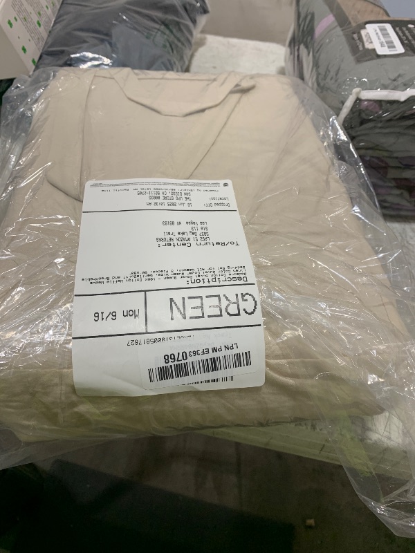 Photo 1 of Bedsure Cotton Duvet Cover Queen - 100% Cotton Waffle Weave Linen Color Duvet Cover Queen Size, GentleSoft™ and Breathable Bedding Set for All Season, 3 Pieces, 90"x90"