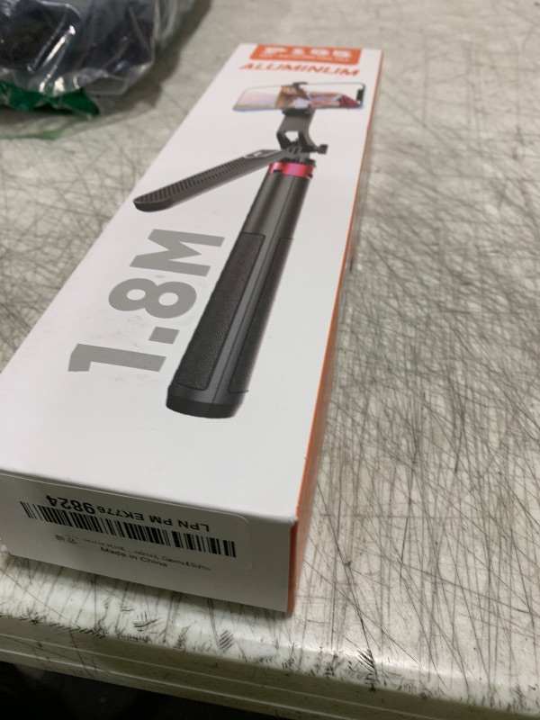 Photo 1 of WOVTE 71" Selfie Stick with 2 Lights, Extendable Stand for iPhone, Selfie Stick with Remote, Portable Phone Tripod for Cell Phone Compatible with iPhone/Android, Camera & GoPro