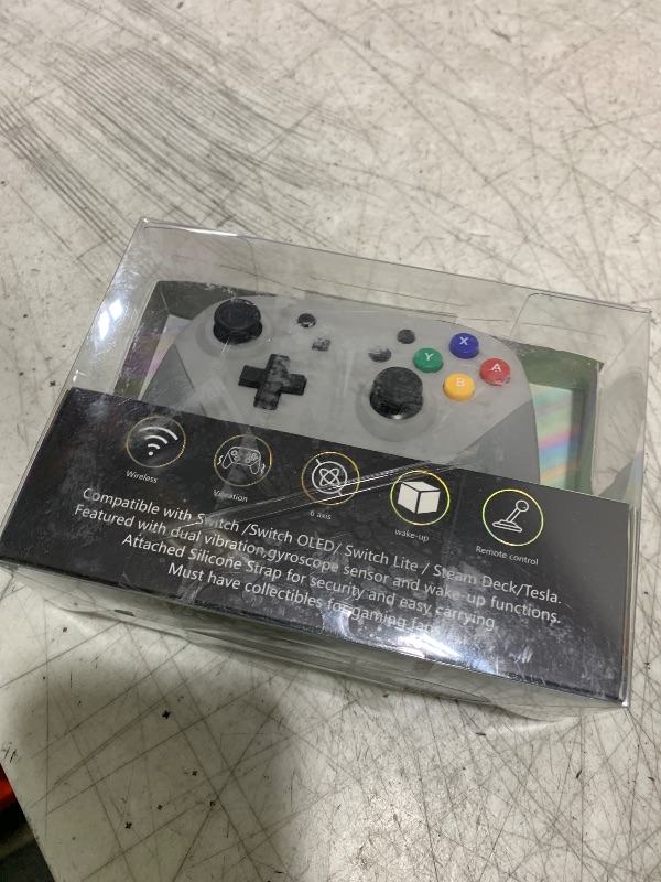 Photo 1 of EJGAME Mini Wireless Controller for Switch,Supports Wake Up, NFC, Motion Controls Settable Rumble,Switch Pro Controller Compatible with Switch 2/Switch/OLED/Lite/PC (Gray)