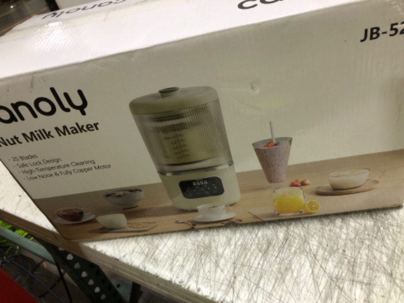 Photo 1 of 58oz Nut Milk Maker Machine, 10 in 1 Automatic Nut Milk Maker with 20 Blades, LED Display, Soy Milk Maker with 24H Delay Start&12H Keep Warm, Almond Milk Maker for Homemade Oat, Milk Shake, Cream