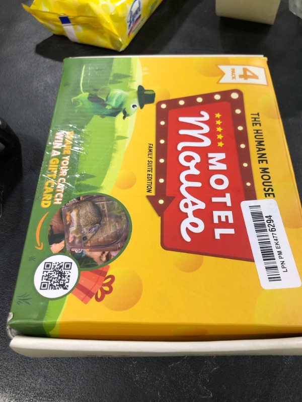 Photo 1 of Motel Mouse Humane No Kill Live Catch and Release Mouse Traps, Reusable with Cleaning Brush - 4 Pack
