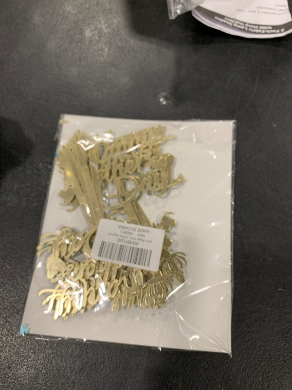 Photo 1 of 10Pcs Happy Mothers Day Cake Topper Mothers Day Decorations, Acrylic Happy Mothers Day Topper Cupcake Cake Topper, Gold Glitter Cake Sticks Cake Decorations for Mother's Day Party Suppliers