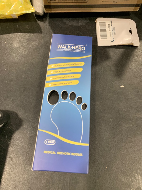 Photo 1 of Plantar Fasciitis Feet Insoles Arch Supports Orthotics Inserts Relieve Flat Feet, High Arch (Mens 9-9 1/2 | Womens 11-11 1/2)